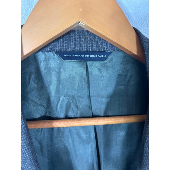 Brooks Brothers Sport Coat 48 Long Gray 100% Wool Lined Made in USA Pin Check - Picture 5 of 14